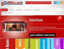 Tablet Screenshot of ankara3dreklam.com